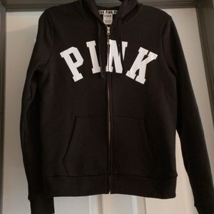 VS PINK black classic hoodie